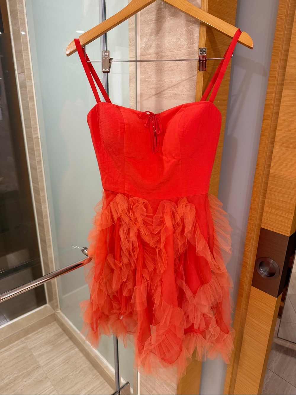 Sandra Mansour Runway Silk Tulle Dress